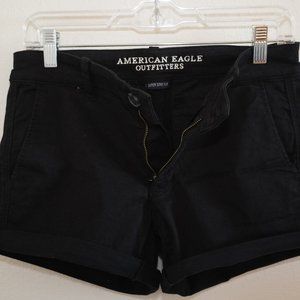 American Eagle Super Stretch Midi Black Short